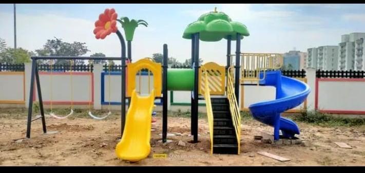 Multiple playground equipment