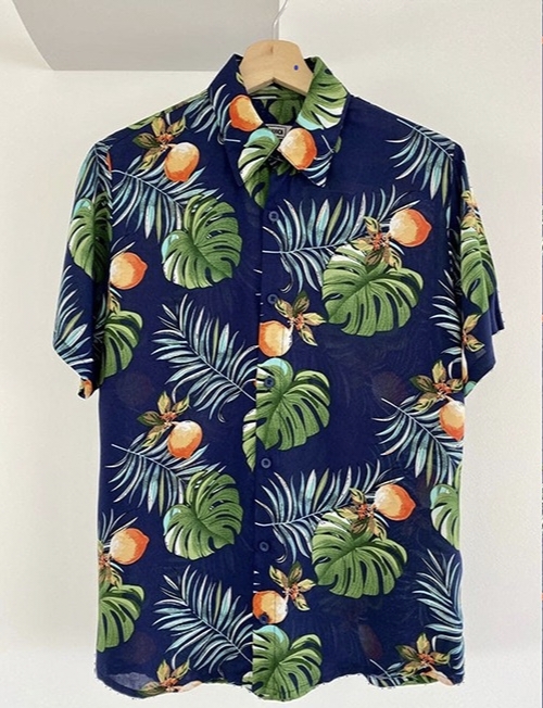 Aloha beach shirt half sleeve, Size : M, XL, XXL, XXXL