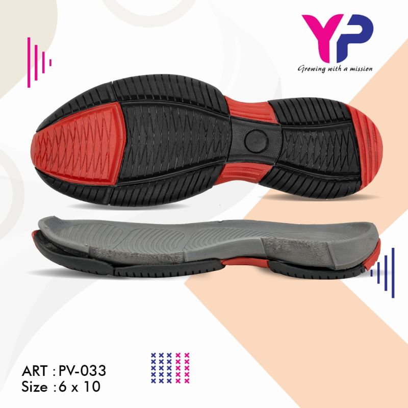 Eva Compound Pv-033 Shoe Sole, Feature : Anti Bacterial, Comfortable, Easy To Fit, Eco Friendly, Non Breakable