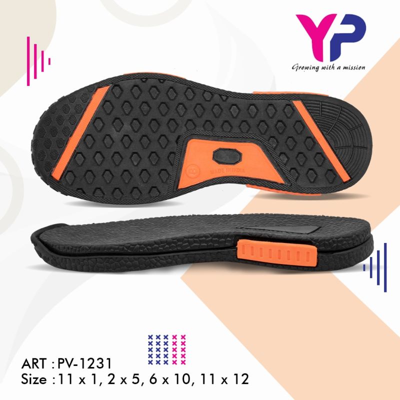 Eva Compound Pv-1231 Shoe Sole, Feature : Anti Bacterial, Comfortable, Eco Friendly
