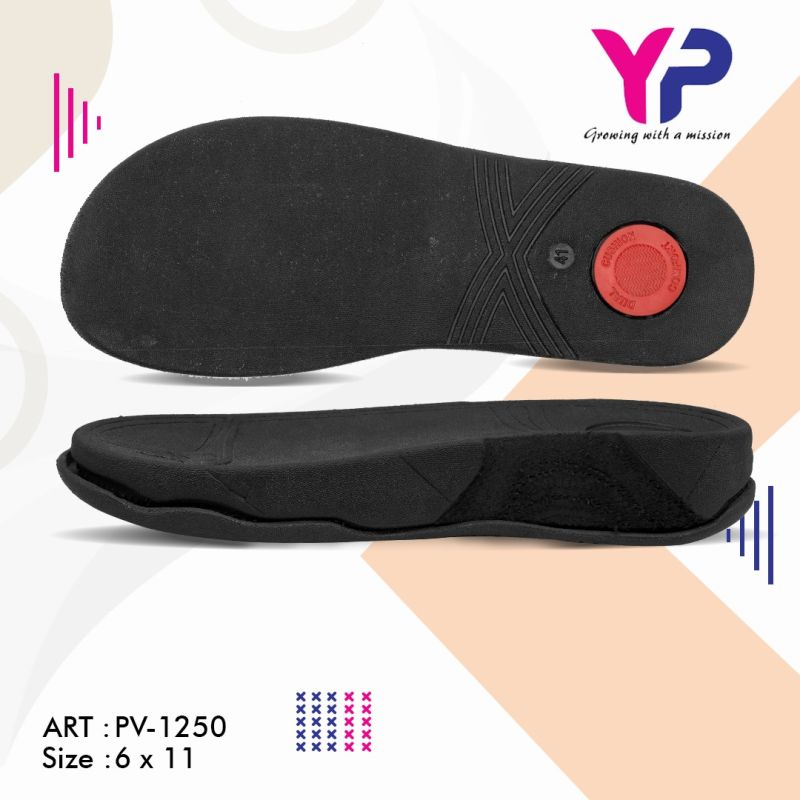 Eva Compound PV-1250 footwear soles, Size : 6-10