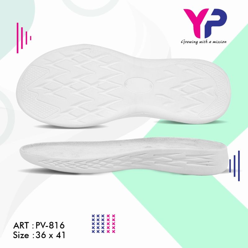 Eva Compound PV-816 Shoe Soles, Feature : Anti Bacterial, Comfortable, Eco Friendly, Non Breakable