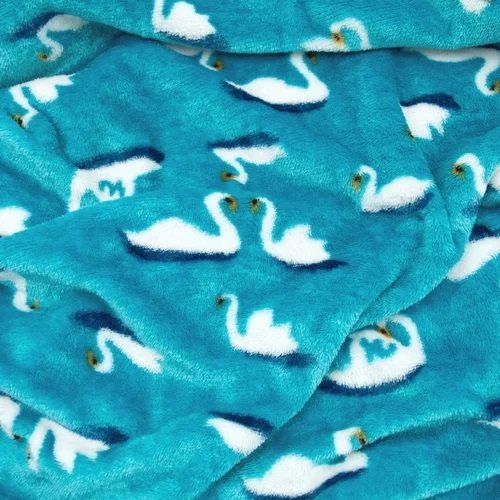 Mix Colour Printed Fleece Blanket, Size : 90X100 INCH