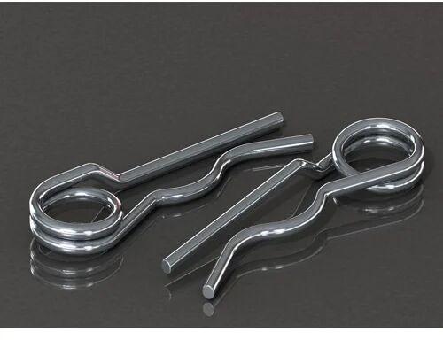 Silver Plain Steel Double Loop Hair Pins, Feature : Environmental Protection, Light Weight