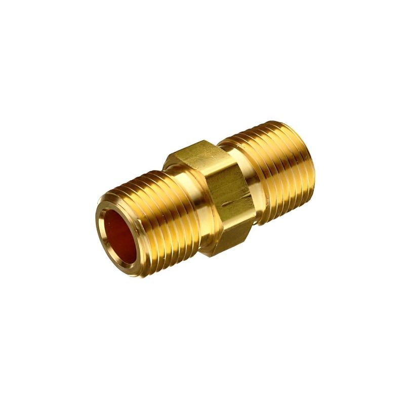 Brass Hex Adapter, Color : Golden