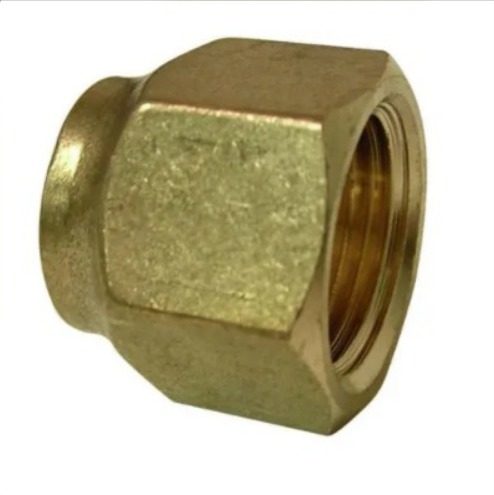Golden Brass Long Forged Reducing Nut, for Fitting Use