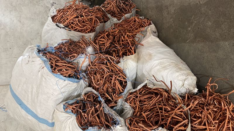 copper pipe scrap