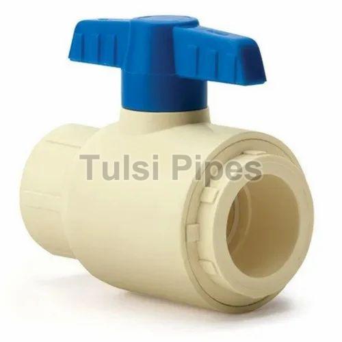 Off White Tulsi Pipes High Cpcv Cpvc Ball Valve, For Water Fittings, Feature : Non Breakable, Durable