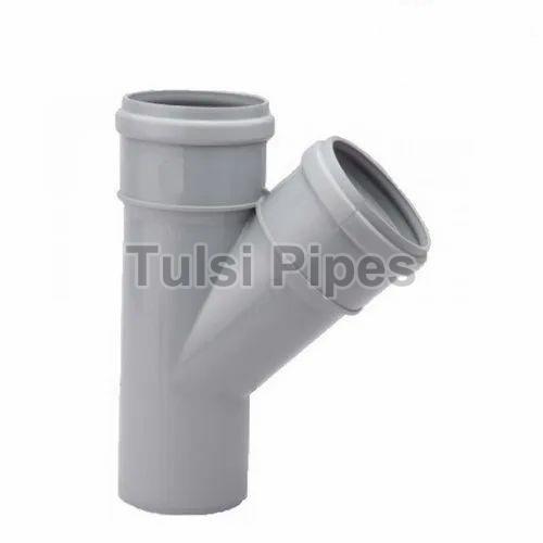 Grey Tulsi Pipes SWR Single Y, Feature : Corrosion Proof, Excellent Quality, Fine Finishing