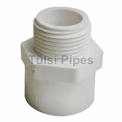 Round UPVC Threaded Male Adapter, for Pipe Feetings, Feature : Rust Proof, Light Weight, Flexible