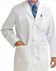 Zetmed Plain Cotton doctor coat, Gender : Female, Male
