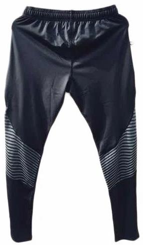 Mens Lycra Dryfit Black Track Pant