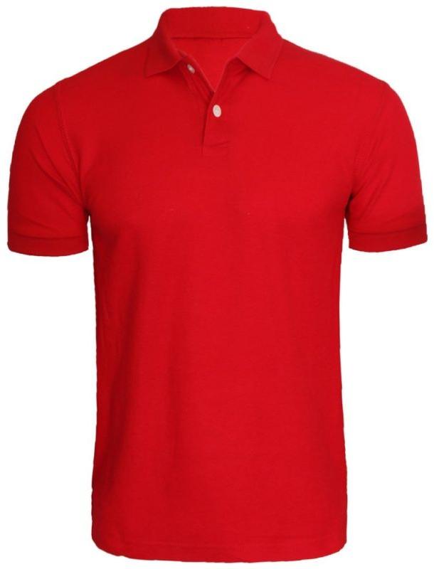 Half Sleeves Collar Neck Cotton Plain Mens Polo T-Shirt, for Sports Wear, Casual, Packaging Type : Poly Bag