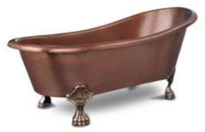 Plain Polished GE-CBT-201709 Copper Bath Tub