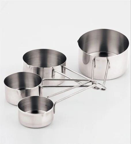 Silver S S Measuring Cup Set