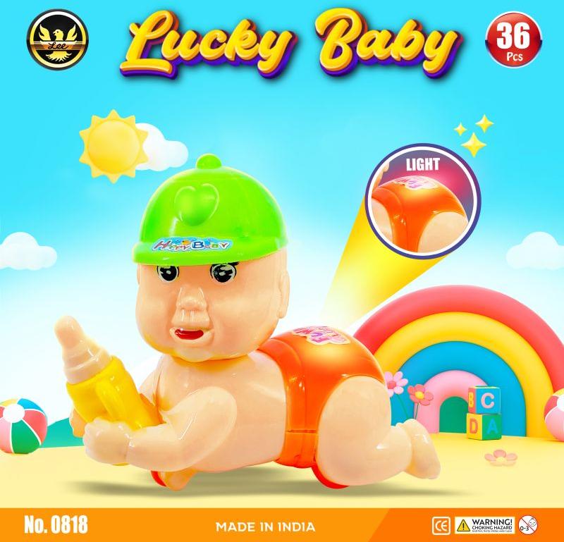 Battery Lucky Baby Plastic Toy, for Gifting, Playing