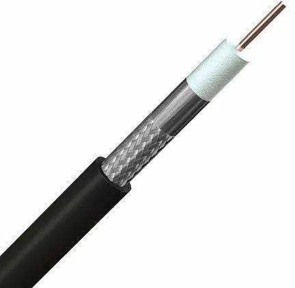 Aluminium Black HLF 300 Coaxial Cable, for Home, Industrial, Feature : Crack Free, Durable, Heat Resistant