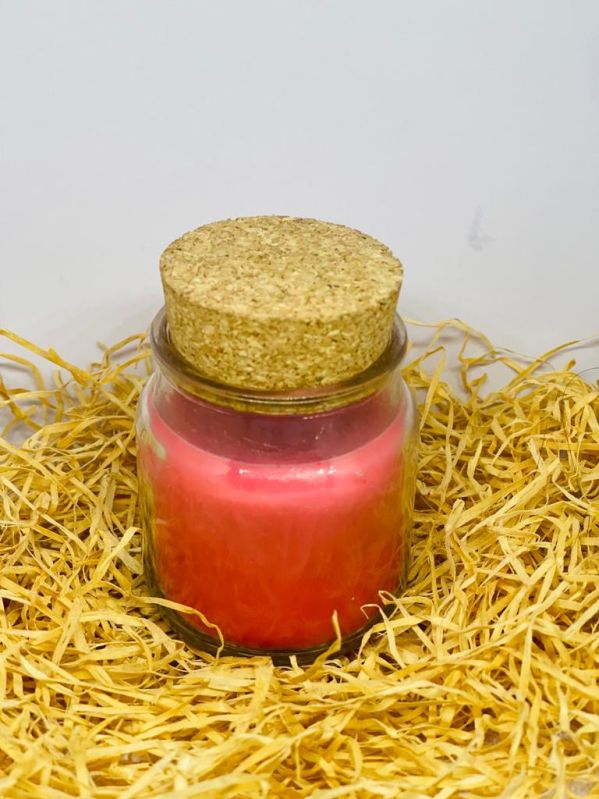 Candle Glass With Cork Lid