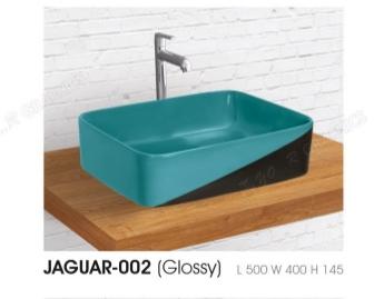 Plain Polished Ceramic Jaguar-002 (glossy) Wash Basin, For Home, Hotel, Restaurant, Style : Modern