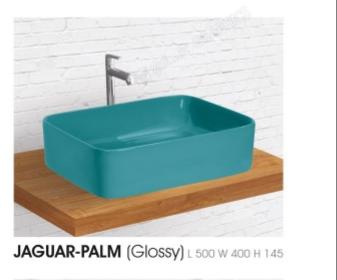 Rectangular Jaguar Palm (glossy) Wash Basin, For Home, Hotel, Restaurant, Style : Modern