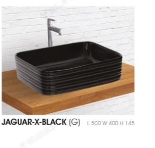 Jaguar X Black (glossy) Wash Basin, For Home, Hotel, Restaurant, Style : Modern