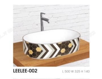 Iceberg Ceramic Polished Leelee 02 Wash Basin, For Home, Hotel, Restaurant, Style : Modern