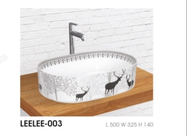 Iceberg Ceramic Polished Leelee 03 Wash Basin, For Home, Hotel, Restaurant, Style : Modern