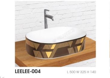 Iceberg Ceramic Polished Leelee 04 Wash Basin, For Home, Hotel, Restaurant, Style : Modern