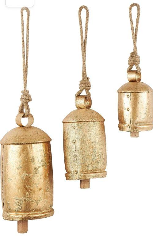 Cow bells set of 3, Feature : Elegant Look, Fine Finished, High Durability