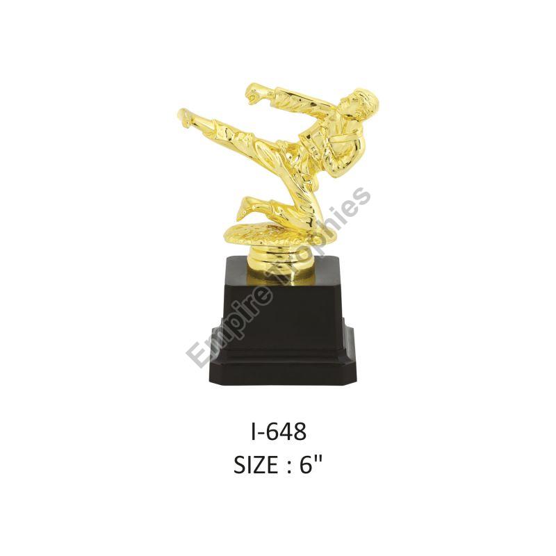 single man karate trophy