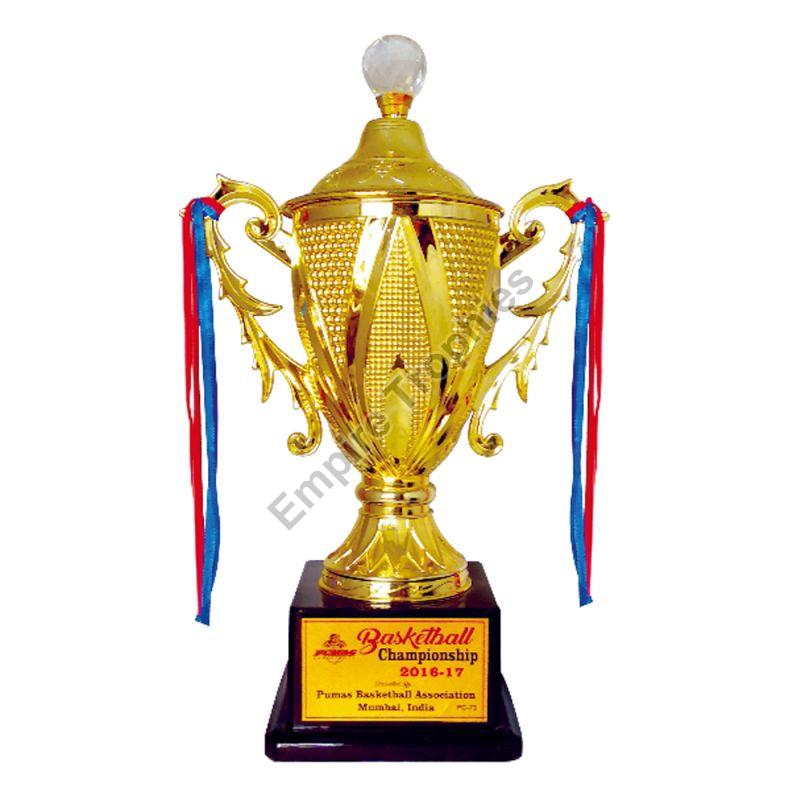 Golden Plastic Sports Trophy Cup, For Awards