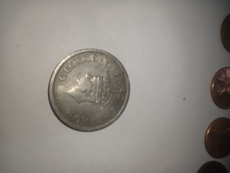 Silver George Vi King Old Coin, For Jwellery Use