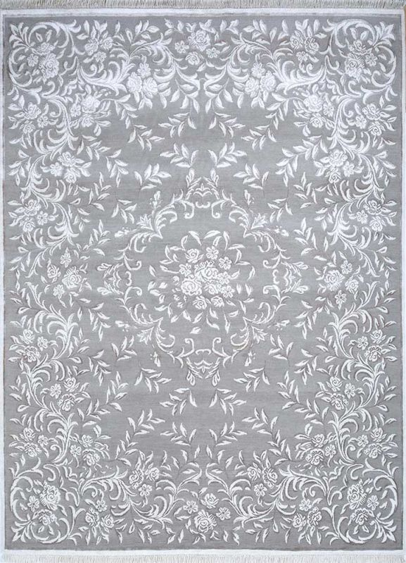 Aurora Classic Gray Hand Knotted Rug