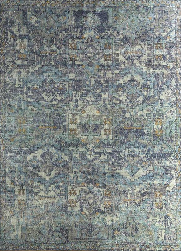 Medieval Blue Hand Knotted Rug