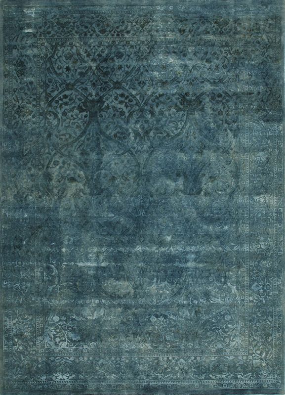Lacuna Blue Hand Knotted Rug