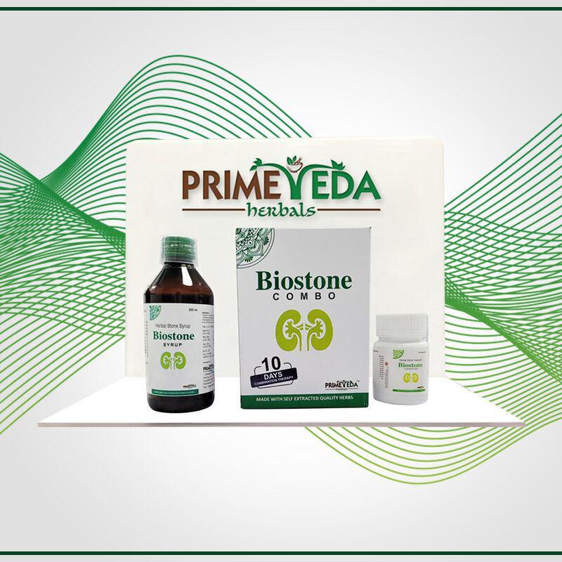 Biostone Herbal Syrup and Capsule Combo, for Clinical, Hospital, Personal, Grade : Medicine Grade