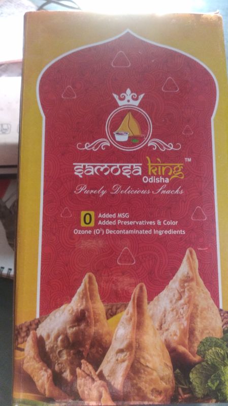 Brownish Paneer Samosa Frozen Ready to Fry, for Human Consumption