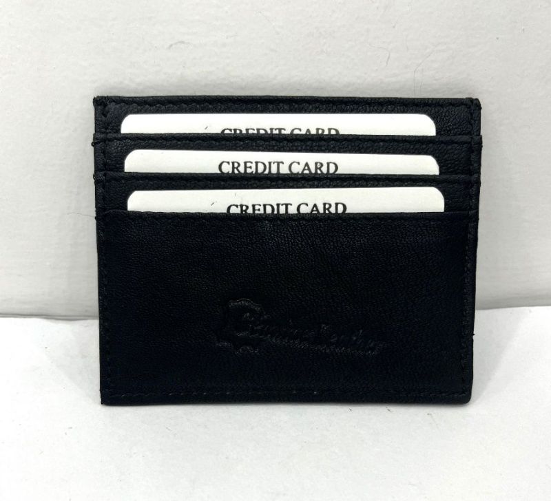 Black Leather Credit Card Holder at Best Price in Kolkata UNM
