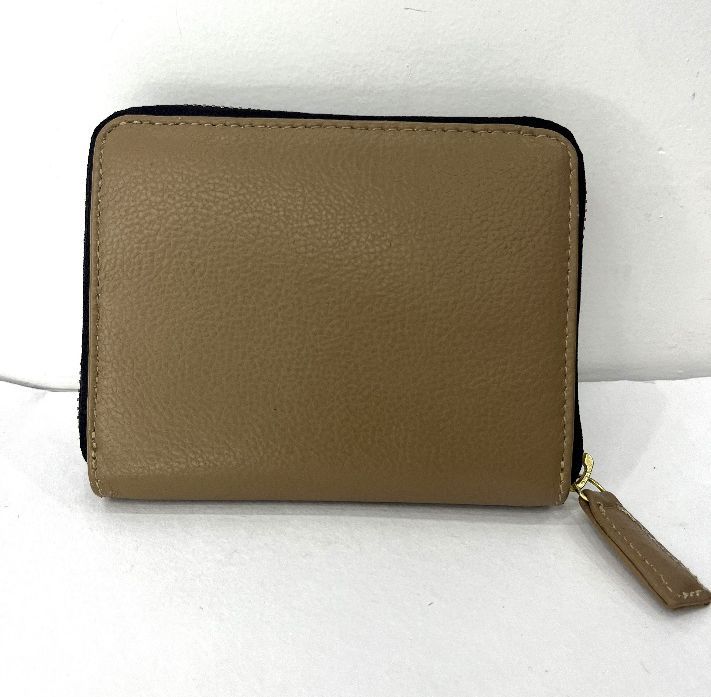 Beige Ladies Leather Wallet