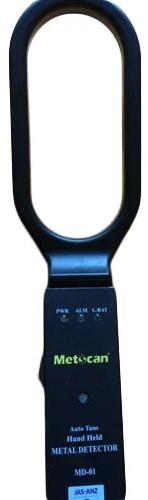 Digital Hand Metal Detector, for Security Purpose, Feature : Plugged in Charging, Rechargeable batteries