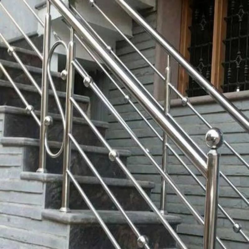 Polished Stainless Steel Handrail, Feature : Durable, Rust Proof