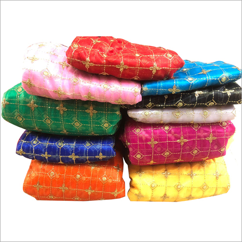 Multicoloured Net Coding Jaal Chunri Fabric, for God Dress, Specialities : Washable