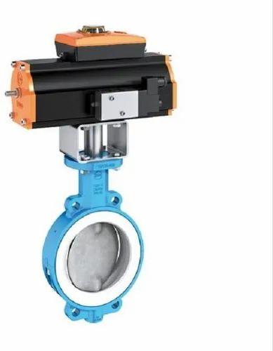 PTFE Lined Wafer Type Butterfly Valve, for Chemical industrie