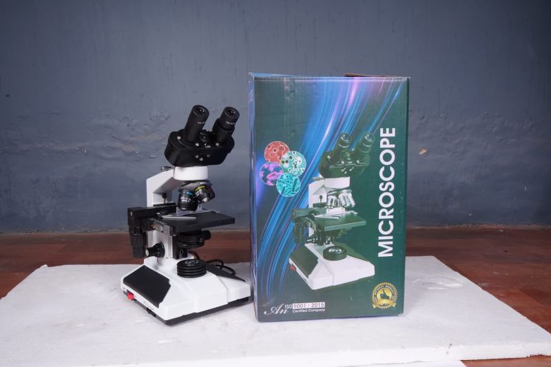 Automatic Binocular Laboratory Microscope