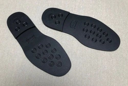 Black Rubber Shoe Sole, Size : 7 inch (Length)