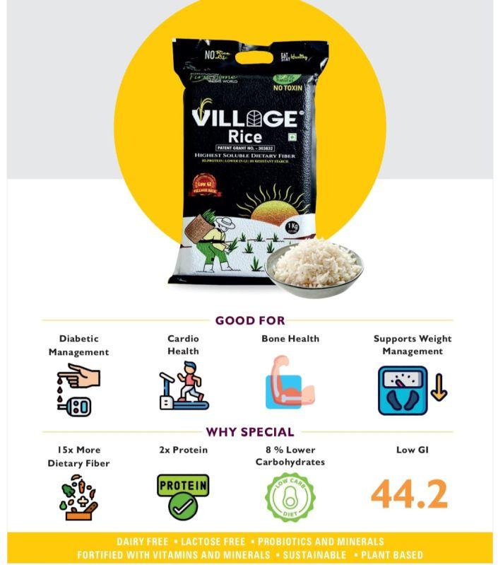 White Solid Common Hard village rice, for Cooking, Food, Human Consumption