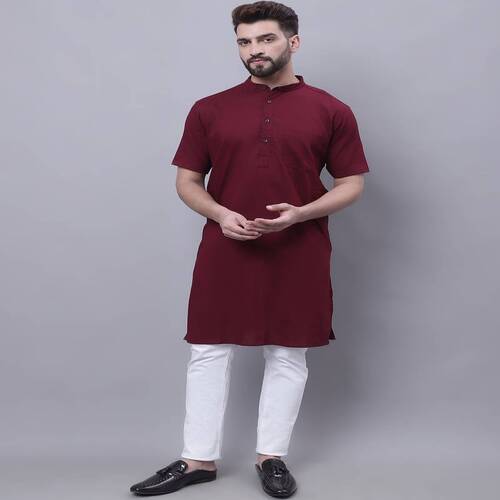 Stylish and Comfortable Cotton Kurtas for Men  Shop Now  Mirraw