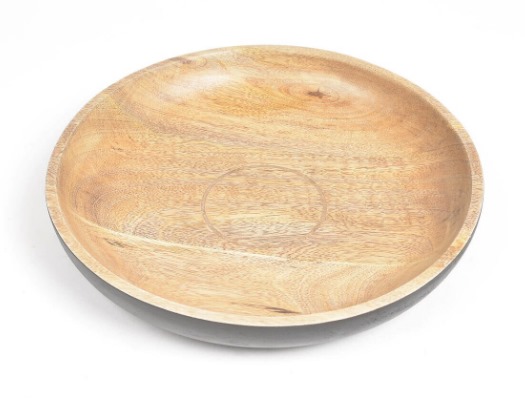 Creamy Plain Polished Wooden Plates, Shape : Round