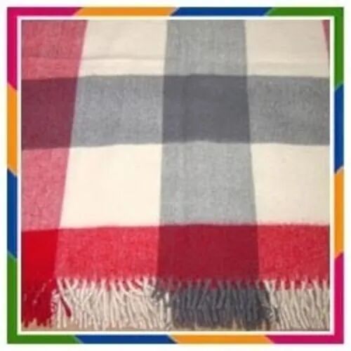 Twill Wool Picnic Blankets, for Home, Hotel