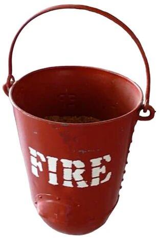 Mild Steel Fire Bucket, Capacity : 5 Litre